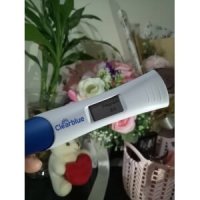 My first pregnancy test.